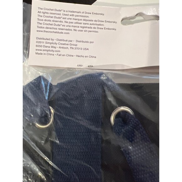 The Crochet Dude Organizer Tote Bag With Pockets & D-Rings For Craft Supplies - Picture 2 of 2